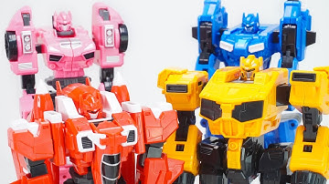 Miniforce X Commando X Machine 4 Combine Volt Bot Sammy Bot Lucy Bot Max Bot