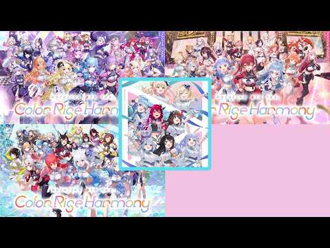 [KAN/ROM/EN] Hololive - Capture the Moment (hololive 6th fes. Color Rise Harmony Stage1,2,3 mashup)