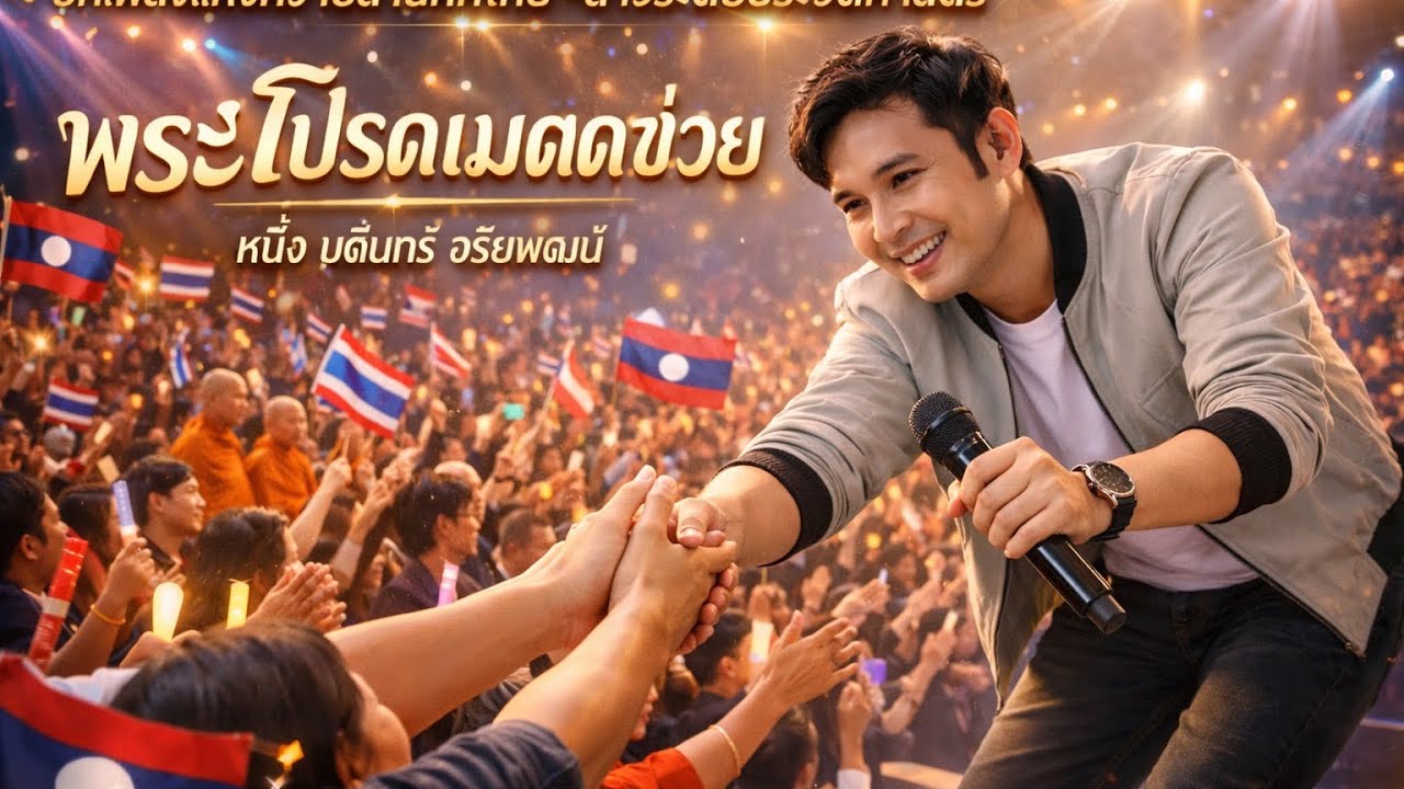 พระโปรดเมตตาช่วย-หนึ่งบดินอริยพัฒน์ คอนเสิร์ตไทย-ลาว สถานธรรมตามธรรมชาติผู้รู้นครสวรรค์วังน้อยหลัก38