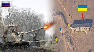 Terrifying! Russian Army Destroys Tank and UAV Point of Ukrainian soldiers