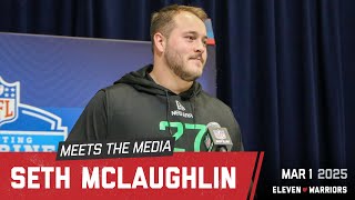 Seth McLaughlin talks about recovering from his ankle injury, what his draft process has been like