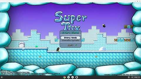 How to install SuperTux on a Chromebook