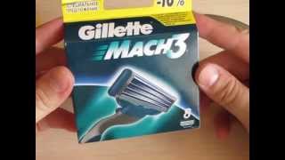 Фальшивые лезвия!!! Gillette Fusion Mach3.  Отличия. #1