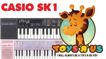 CASIO SK1 WHAT HAD HAPPENED WAS..SAMPLING BEFORE THE MPC KEYS!