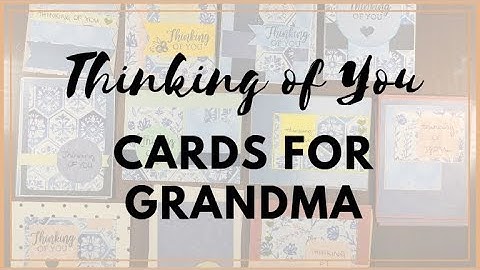 Thinking of You Cards Using Recollections Newport Grove 12 x 12 Paper Pad