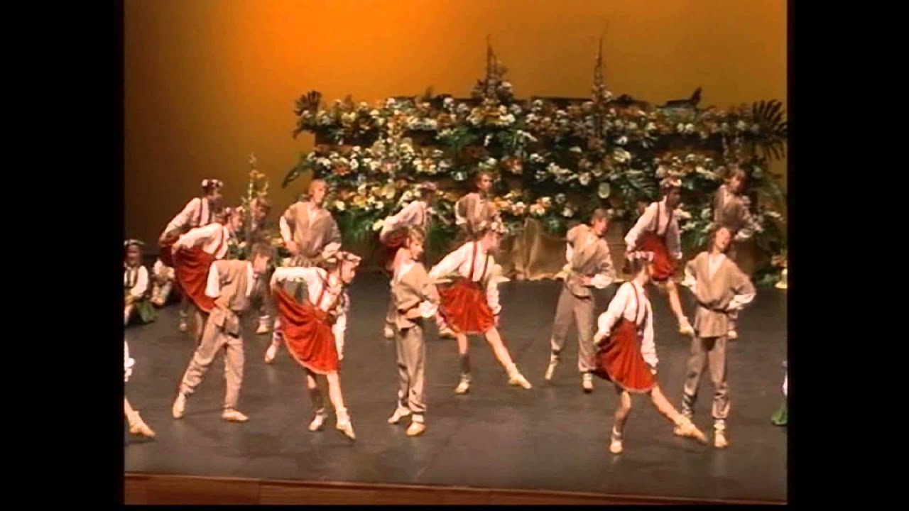 Latvian folk dance group 
