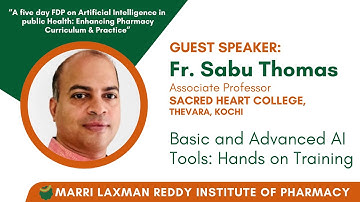 Basic and Advanced AI Tools: Hands on Training: A Five Day National Level e-FDP - Day 2.