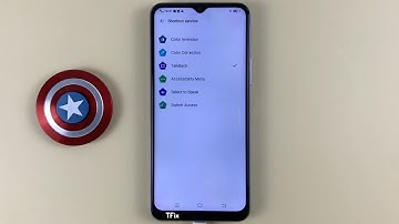 Accessible shortcuts on Vivo Y20 Android 10