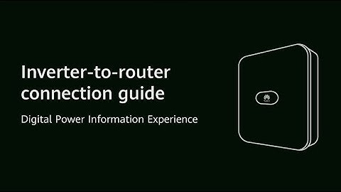PV Guru-Inverter-to-router connection guide
