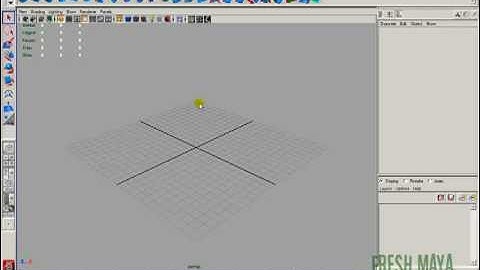 Fresh Maya Tutorial:  Zero To Hero (Episode 0001) User Interface