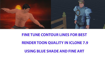MAKE A TOON VIDEO IN ICLONE 7 USING LINE ART OR BLUE SHADE