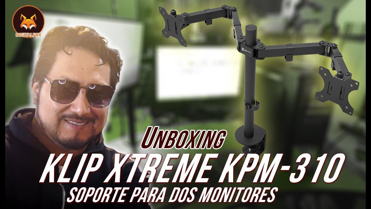 SOPORTE DOS MONITORES KLIP XTREME KPM-311