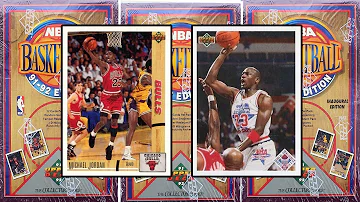 Top 10 Most Valuable MICHAEL JORDAN Basketball Cards From The 1991-92 Upper Deck Basketball Card Set