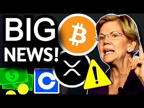 Elizabeth Warren Fights CRYPTO - Coinbase Sued & Ripple Commits 1 Billion XRP for XRPL Grants thumbnail