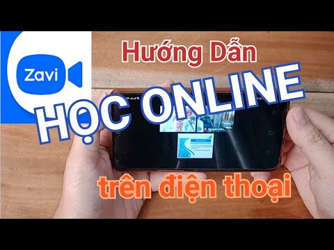 Hướng dẫn học Online trên điện thoại bằng Zavi