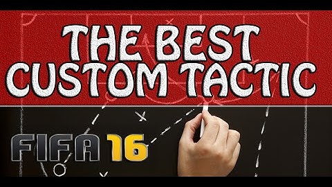 FIFA 16 TUTORIAL - BEST CUSTOM TACTICS / FORMATION / INSTRUCTIONS - After Patch