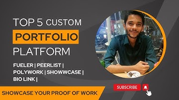 Top 5 Best Platform to Create Your Custom Portfolio (Showcase Your Proof of Work) | @Fuelerhq  |