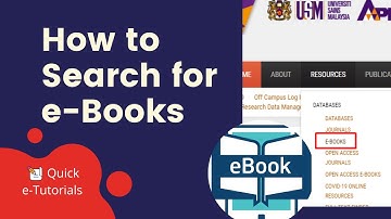 #usm #usmlibrarytv How to Search for USM Library e-Books collection