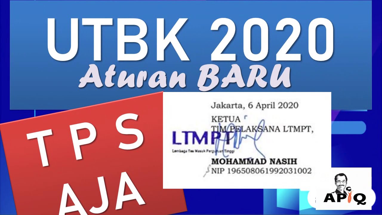 UTBK 2020 Asyik Hanya TPS - YouTube