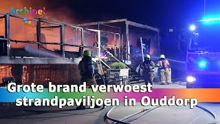 Grote Brand Verwoest Strandpaviljoen In Ouddorp