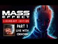 Mass effect legendary edition part 1  blind playthrough live with oxhorn