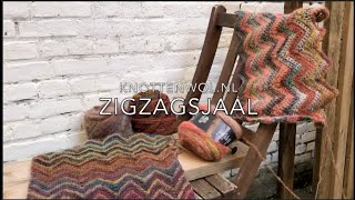 Knottenwol.nl Zigzag Colourboost Sjaal - Instructievideo