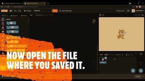 HOW TO ADD AMONG US WALKING SPRITE IN SCRATCH