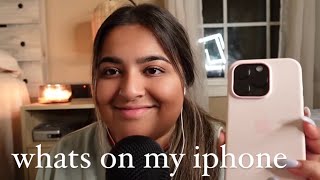 ASMR What's on my iPhone 15 Pro 📲