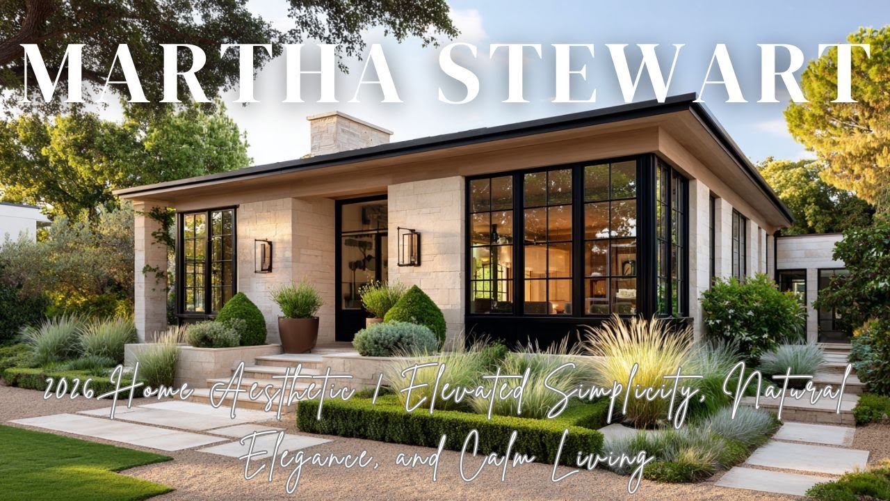 Martha Stewart 2026 Home Aesthetic Elevated Simplicity, Natural ...