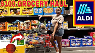 FEEDING A FAMILY OF 4 ON A $100 FOOD STAMP BUDGET | GROCERY SHOPPING AT ALDI \& WALMART