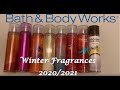 Something a little different| Bath And Body Works Mists for Winter| Perfume Collection 2020