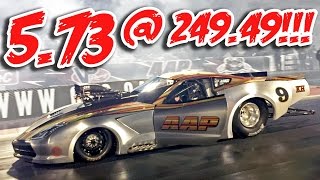 Worlds FASTEST Pro Mod - 5.73 @ 249.49!!