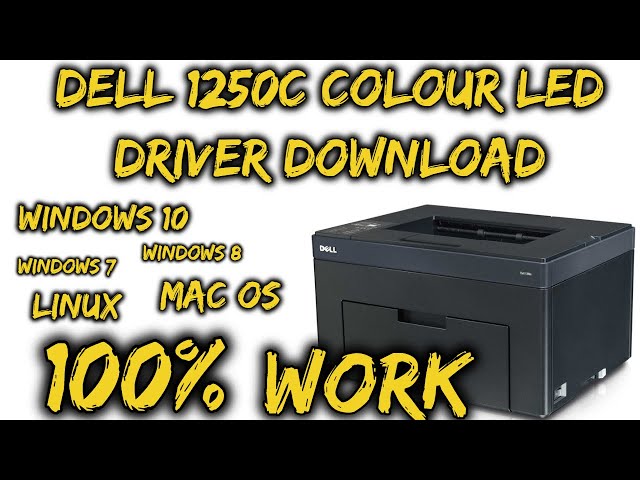 Dell 1250c Color LED Laser-Class Printer review: Dell 1250c Color