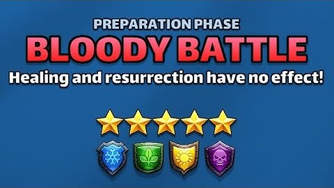 Empires and Puzzles 5☆ Tournament Bloody Battle Defence set up