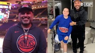 Knicks Superfan Goes to Every Game to Honor His Little Sister’s Memory
