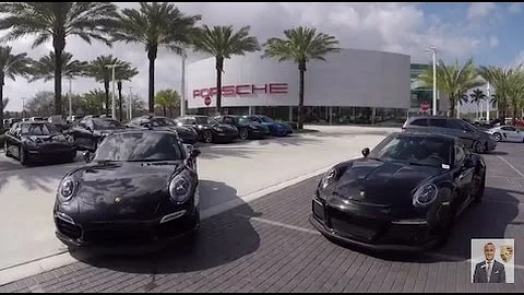 2016 Porsche 911 GT3 RS versus 911 Turbo S (991.1) comparison @ Porsche West Broward