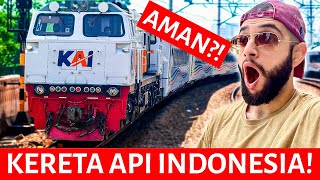 Foreigner Tries Indonesian Local Train!🇮🇩