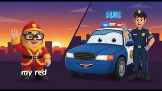 Emergency Vehicles Song For Kids 🚒   Learn Fire Truck, Ambulance &amp; Police