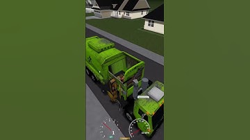 GFL Environmental Mack Labrie ASL on recycling #trash #garbagetrucksimulator #garbagetruck #roblox