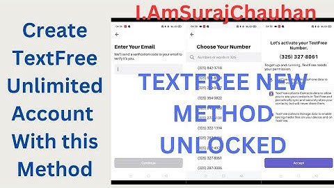 Create TextFree Unlimited Account With This New Method | TextFree Signup Problem Solve.