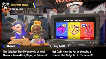 Splatoon 3 (Splatfest World Premiere) - Rock VS. Paper VS. Scissors