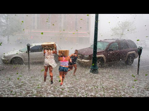 Nature is raging in Europe! Is it the beginning of the Apocalypse? A huge hail hits Italy