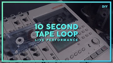 How to make 10 second tape loop / tascam portastudio 464