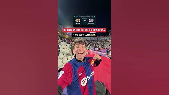 EL BAYERN DUERME EN BARCELONA HOY