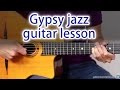 Learn Gyspy Jazz : Guitar lesson