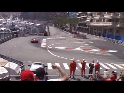 F1 Michael Schumacher Qualifying Monaco 2003 | Nouvelle Chicane | V10 sound!