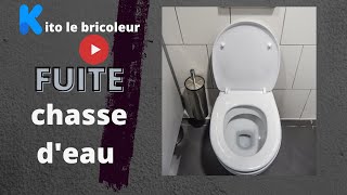 Comment réparer une Chasse d eau qui coule (fuite Wc)