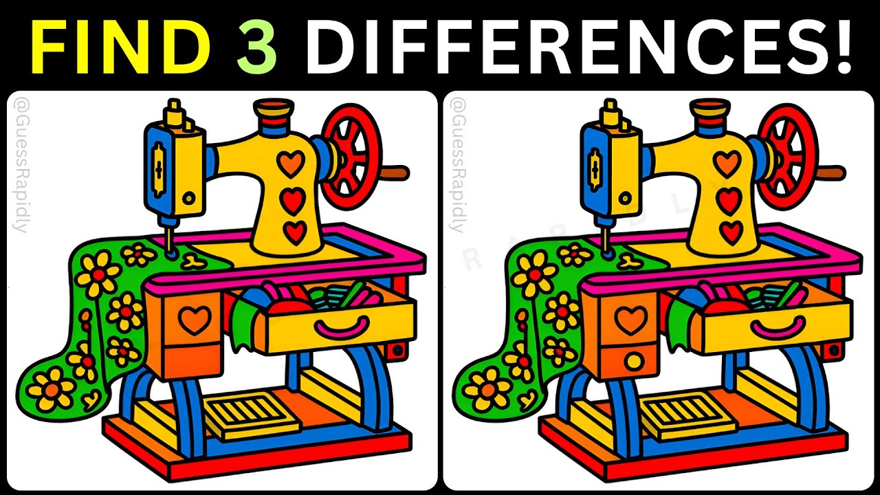 🔥Только зоркий глаз заметит три✨【#391 Игра-головоломка «Найди 3 отличия»】
