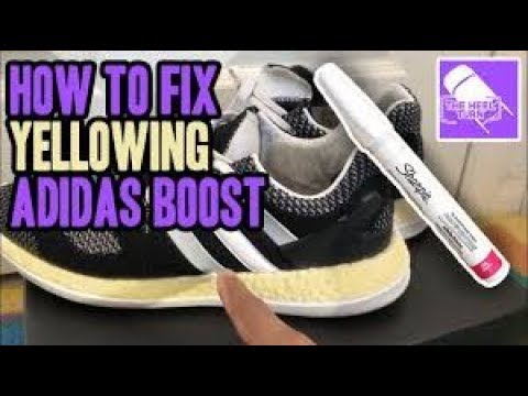 adidas boost yellowing