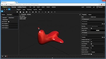 Clara io Basics of Polygon Modelling